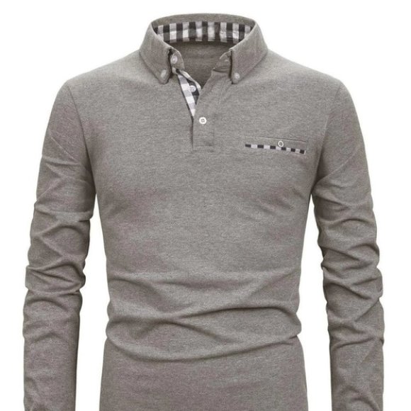 . Other - Grey Mens Polo Shirt